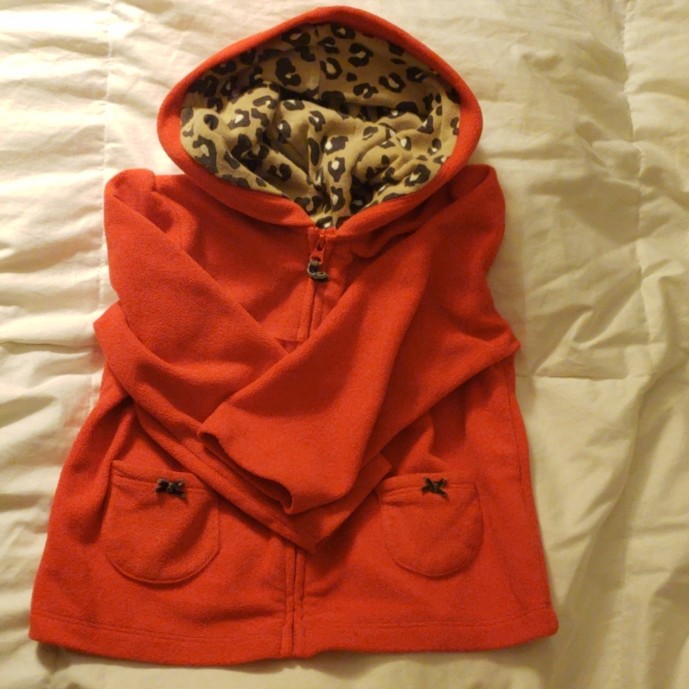Red Fleece Sweater Hoodie